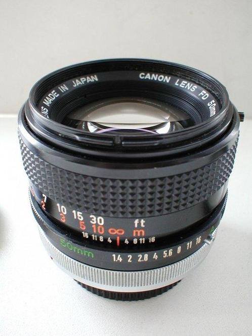 Canon FD 1,4/50mm S.S.C. | Prime lens, Audio, Tv en Foto, Fotocamera's Analoog