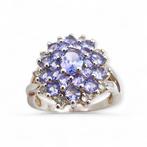 Zonder minimumprijs - Ring Zilver - Tanzaniet, Nieuw