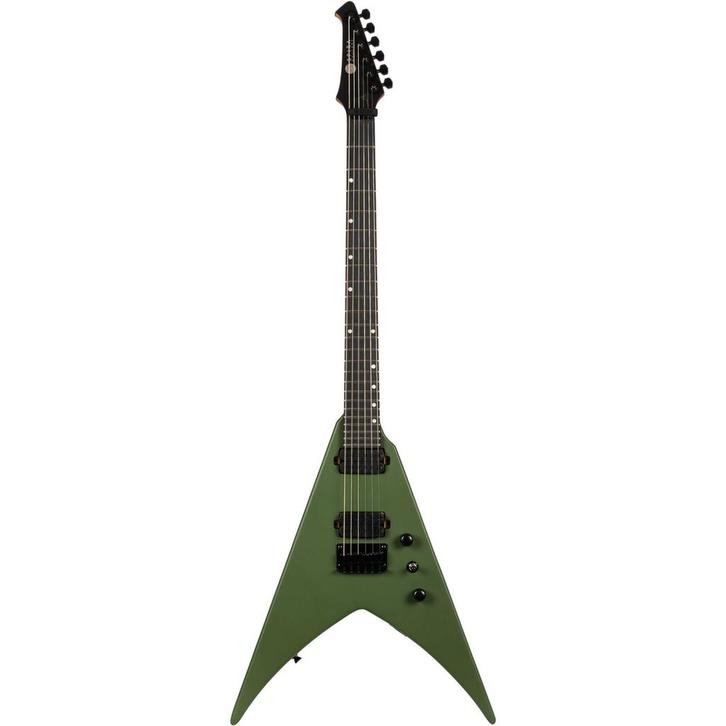 Spira Guitars V-400 MGR Satin Dark Green elektrische gitaar, Muziek en Instrumenten, Snaarinstrumenten | Gitaren | Elektrisch