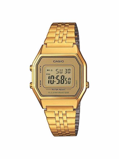 Casio Retro Digital LA680WEGA-9ER Dameshorloge 28,6 mm -, Sieraden, Tassen en Uiterlijk, Horloges | Dames, Verzenden