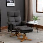 TRUUSK Relaxfauteuil Met Ligfunctie Massagestoel Met Voetenb, Huis en Inrichting, Fauteuils, Verzenden, Nieuw