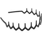 Haarspullen Trendy Zigzag Haarband Zwart, Sieraden, Tassen en Uiterlijk, Uiterlijk | Haarverzorging, Ophalen of Verzenden, Nieuw