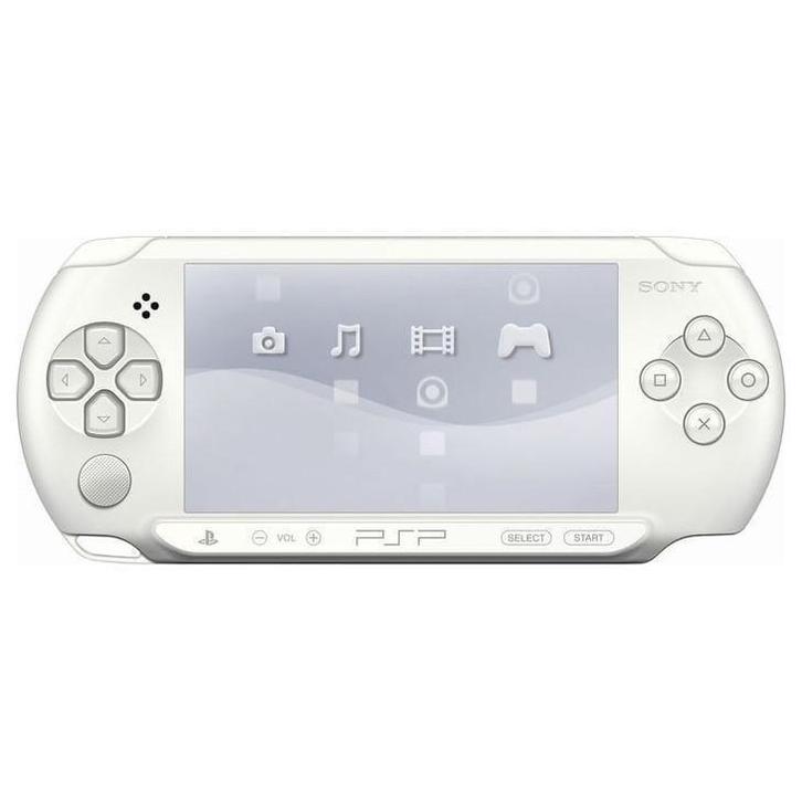 PSP Street E1000 Wit (Nette Staat & Krasvrij Scherm), Spelcomputers en Games, Spelcomputers | Sony PSP, Zo goed als nieuw, Ophalen of Verzenden