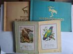 anoniem - 4 German picture albums with bird and animal