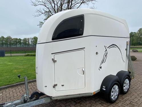 Degelijke Bockmann Comfort 2-paards Alu bodem en zadelkamer!, Dieren en Toebehoren, Paarden en Pony's | Trailers en Aanhangwagens