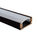 LED Profiel | Opbouw | 3 Meter | Zwart | voor LED strips to, Ophalen of Verzenden, Nieuw