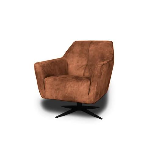 Fauteuil Floris - fauteuils - Cognac, Huis en Inrichting, Stoelen, Bruin, Nieuw, Leer