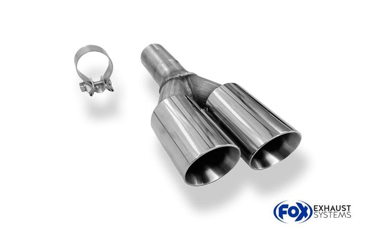 FOX Audi A2 - 1.6l 1.4l 1.4l TDI uitlaat voor FOX einddemper, Auto-onderdelen, Uitlaatsystemen, Nieuw, Verzenden