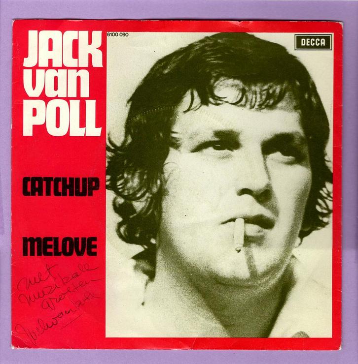 Jack van Poll – Catchup / Melove (1-7-Vinyl-Single), Cd's en Dvd's, Vinyl Singles, Verzenden