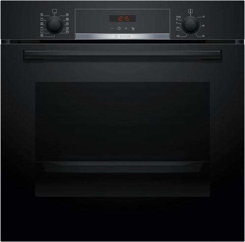 Bosch HBA574BB3 inbouw oven met pyrolyse - Zwart, Witgoed en Apparatuur, Ovens, Inbouw, Hete lucht, Nieuw, Oven met grill, 45 tot 60 cm