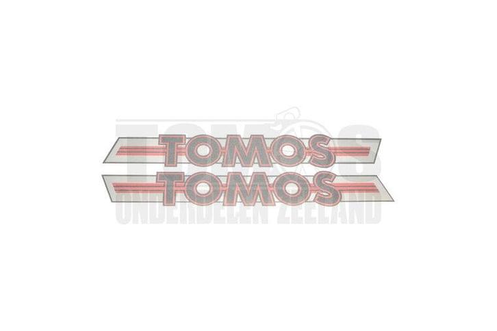 Tomos Sticker Tank 200x28mm, Fietsen en Brommers, Brommeronderdelen | Algemeen, Nieuw, Ophalen of Verzenden