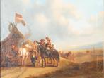 Navolger van Pieter Wouwerman, ‘Legerkamp met ruiters’, Antiek en Kunst, Kunst | Schilderijen | Klassiek