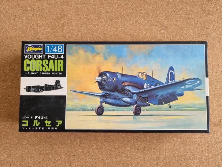 Hasegawa U003:900 Vought F4U-4 Corsair 1:48, Hobby en Vrije tijd, Modelbouw | Vliegtuigen en Helikopters, Hasegawa, Verzenden