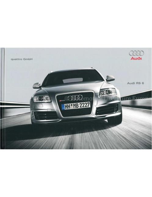 2007 AUDI RS6 AVANT HARDCOVER BROCHURE ENGELS, Boeken, Auto's | Folders en Tijdschriften, Audi