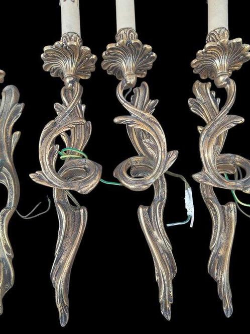 Wandkandelaar (4) - Messing, Antiek en Kunst, Curiosa en Brocante