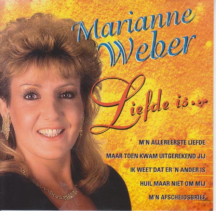 cd - Marianne Weber - Liefde Is ..., Cd's en Dvd's, Cd's | Overige Cd's, Zo goed als nieuw, Verzenden