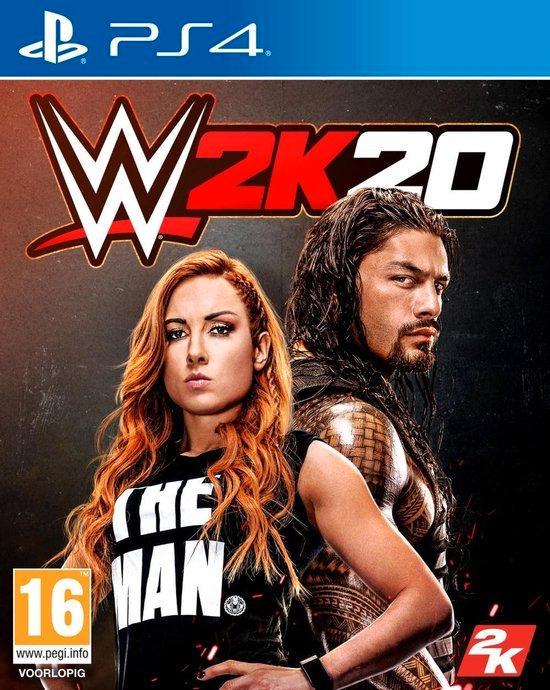 Playstation 4 WWE 2K20, Spelcomputers en Games, Games | Sony PlayStation 4, Zo goed als nieuw, Verzenden