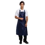 Whites waterdicht schort blauw | Nylon | 1016(l)x711(b)mm, Verzenden, Nieuw in verpakking
