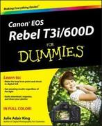 --For dummies: Canon EOS Rebel T3i/600D for dummies by Julie, Boeken, Gelezen, Julie Adair King, Verzenden