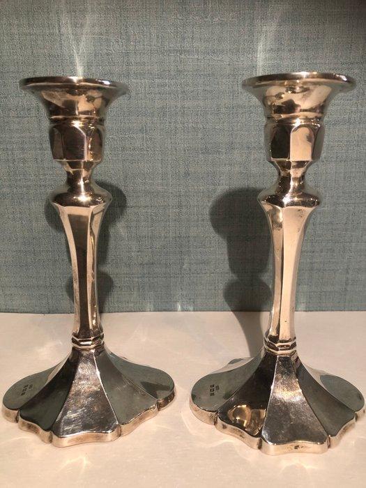 Kandelaar (2) - .925 zilver, Antiek en Kunst, Antiek | Goud en Zilver