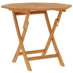 Teakhouten Tuintafel Inklapbaar 85x85 | Retourdeal | 40%..., Tuin en Terras, Tuintafels, Ophalen of Verzenden, Nieuw, Vierkant
