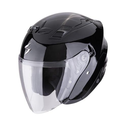 Scorpion EXO-Z1 Metallic Zwart Jethelm, Motoren, Kleding | Motorhelmen, Jethelm, Heren, XXL, Nieuw met kaartje, Overige merken