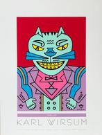 Karl Wirsum - Time Cat Poster, 1993 - Siebdruck / Serigraph