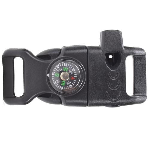 Paracord buckle - Kompas + Fluit - Groot, Doe-het-zelf en Verbouw, Overige Doe-het-zelf en Verbouw, Nieuw, Ophalen of Verzenden