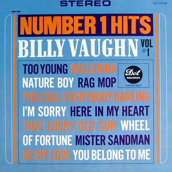 LP gebruikt - Billy Vaughn - Number 1 Hits, Vol. 1, Cd's en Dvd's, Vinyl | Pop, Zo goed als nieuw, Verzenden