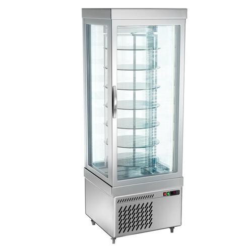 GGM Gastro | Panoramische vriesvitrine - 430 liter - 670mm -, Huis en Inrichting, Keuken | Potten en Pannen, Verzenden