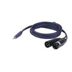 DAP FL46150 Stereo 3.5mm jack- 2x XLR-Male kabel 1.5m, Nieuw, Verzenden