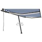 vidaXL Luifel automatisch met LED en windsensor 450x350 cm, Verzenden, Nieuw