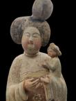 Oud-Chinees Terracotta Dikke dame met TL-test. - 52.5×.×. cm