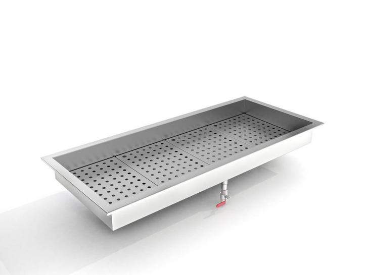 Crushed Ice Bak | 4/1 GN Inbouw | RVS AISI 304 Combisteel, Zakelijke goederen, Horeca | Meubilair en Inrichting, Verzenden