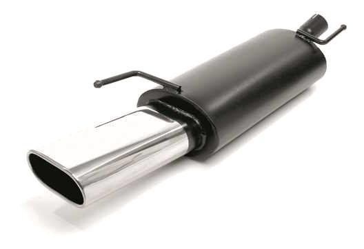 Novus RVS sportuitlaat Vw Golf 3 Golf 3 Cabrio - 75x135mm, Auto-onderdelen, Uitlaatsystemen, Nieuw, Verzenden