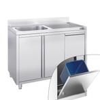 GGM Gastro | Spoelbakkast - 1200x700mm - met vuilnisbak & 1, Zakelijke goederen, Horeca | Keukenapparatuur, Verzenden, Nieuw in verpakking