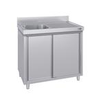 GGM Gastro | Spoelbakkast ECO - 1000x700mm - met 1 spoelbak, Zakelijke goederen, Horeca | Keukenapparatuur, Verzenden, Nieuw in verpakking