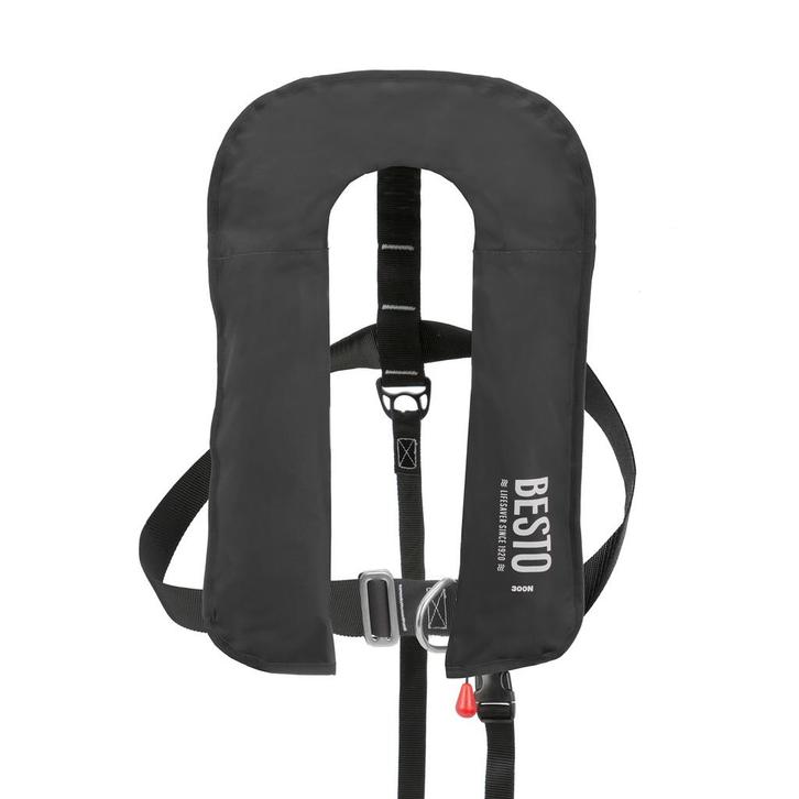 Besto Automatisch Reddingsvest XL 300N met Harnas Zwart, Watersport en Boten, Accessoires en Onderhoud, Nieuw, Ophalen of Verzenden