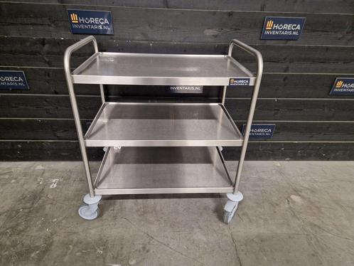 Hupfer serveerwagen | 3 niveaus | RVS, Zakelijke goederen, Horeca | Keukenapparatuur, Gebruikt, Transport en Opslag