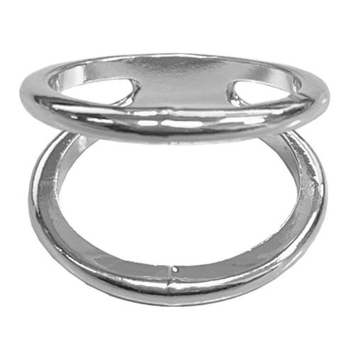 Fako Bijoux® - Sjaalklem - Dubbele Ring - Classic -, Sieraden, Tassen en Uiterlijk, Broches, Verzenden