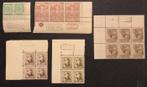 België 1896/1954 - Selectie zegels met velranden en