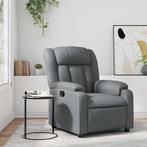Luxe Fauteuil Grijs | Kunstleer | Laatste Stuk!, Huis en Inrichting, Fauteuils, Ophalen of Verzenden, Nieuw, 125 tot 150 cm, 75 tot 100 cm
