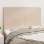 vidaXL Hoofdborden 4 st 72x5x78/88 cm kunstleer, Verzenden, Nieuw, Bruin, Overige materialen