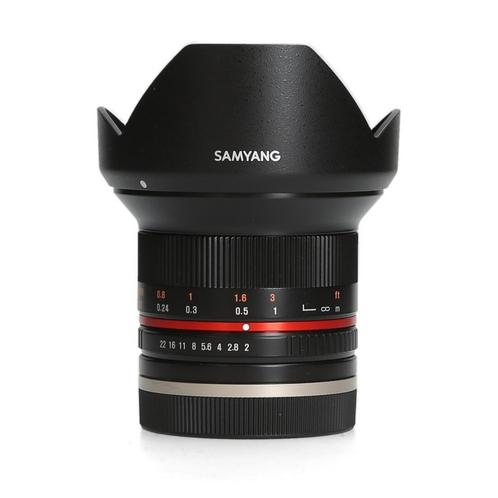 Samyang 12mm F2.0 NCS CS - Sony E, Audio, Tv en Foto, Fotografie | Lenzen en Objectieven, Zo goed als nieuw, Ophalen of Verzenden