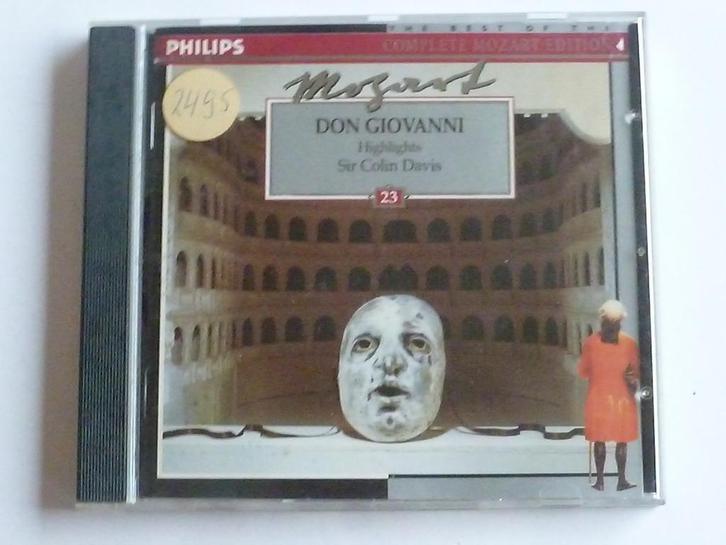 Mozart - Don Giovanni (highlights) / Sir Colin Davis, Cd's en Dvd's, Cd's | Klassiek, Zo goed als nieuw, Verzenden