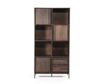 Kabinet Jimmy 90x40cm - Bruin | Eleonora, Huis en Inrichting, Kasten | Buffetkasten, Ophalen of Verzenden, Nieuw