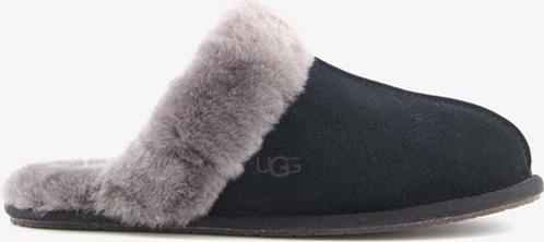 UGG dames pantoffels - Zwart - Maat 37 - Sloffen - Echt leer, Kleding | Dames, Schoenen, Nieuw, Verzenden