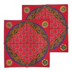 Hermès - Set van 2 placemats - Tafelkleed - 46 cm - 44 cm