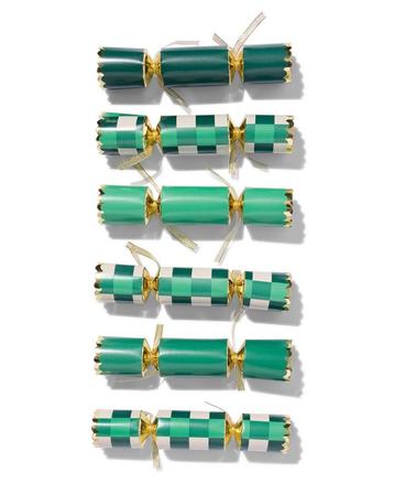 HEMA Feestwens met spel groen geruit - 6 stuks beschikbaar voor biedingen