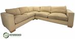 Beige 4-zits designbank – garantie & direct leverbaar, Huis en Inrichting, Banken | Bankstellen, Gebruikt, Hoekbank, 300 cm of meer